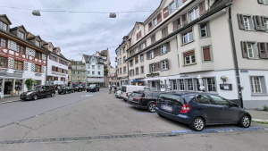 Bild des Marktplatzes vor der Neugestaltung.